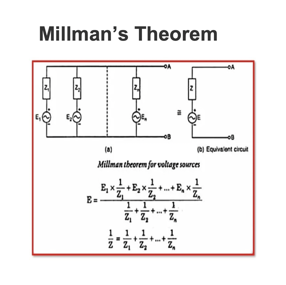 Millman’s Theorem