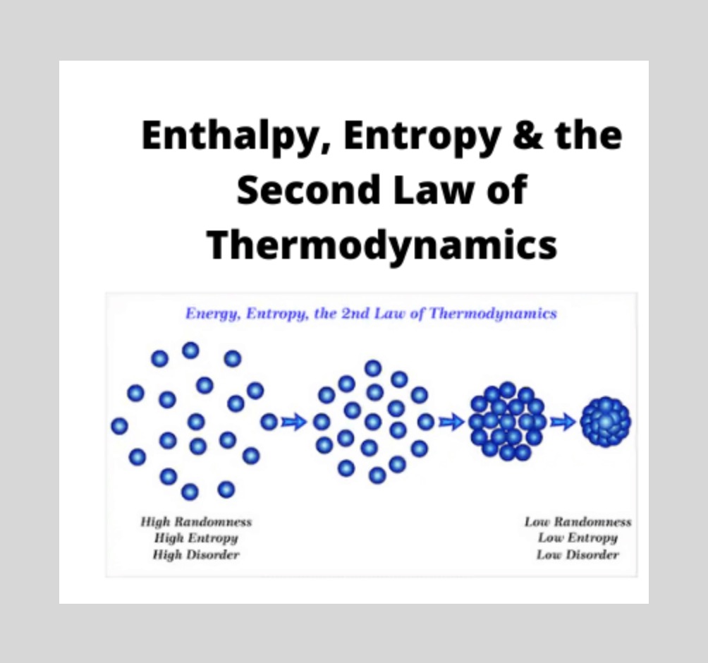 Enthalpy, Entropy, And The Second Law of Thermodynamics