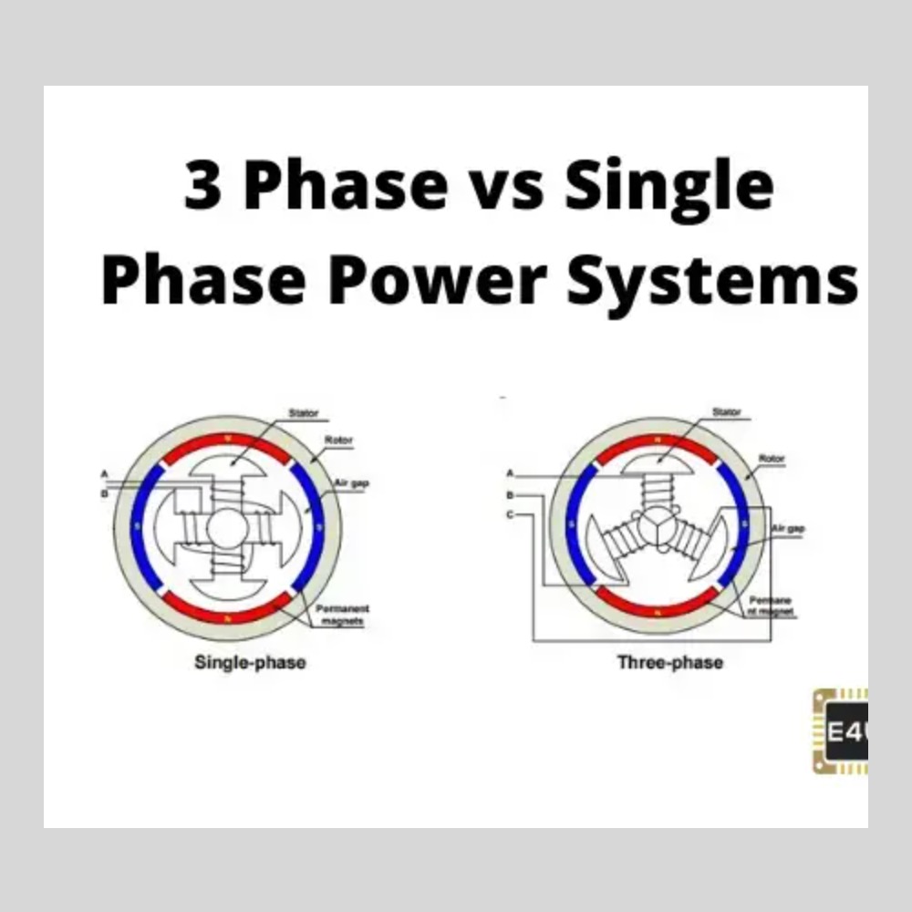 Advantages of Three Phase System over Single Phase System