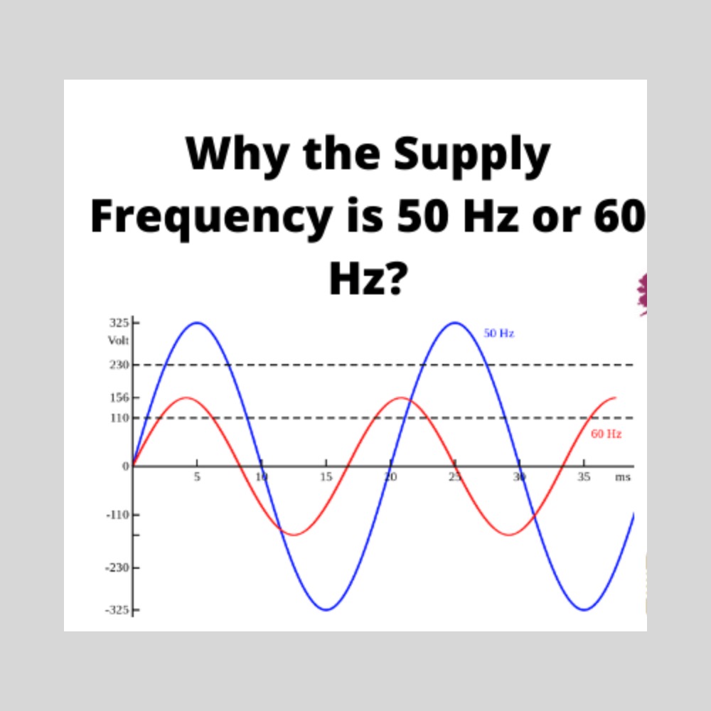 Why Do We Use 50 Hz or 60 Hz Frequency for Power Systems?