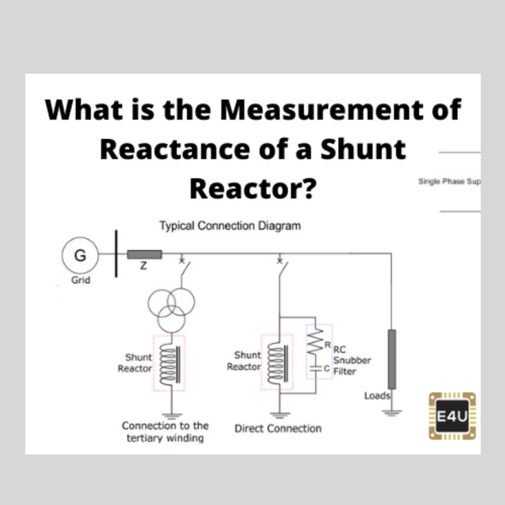 Measurement of Reactance of a Shunt Reactor