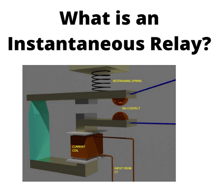 Instantaneous Relay