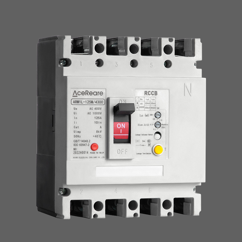 125A Residual Current ProtectedMolded Case Circuit Breaker