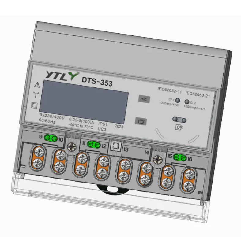 Three-Phase Four-Wire Smart Electricity Meter with RS485 Communication