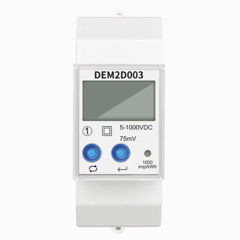 DEM2D Series Din-Rail 75mV DC Meter accordance with CE