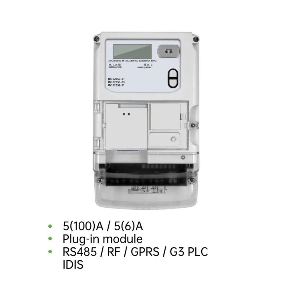 Pluggable Communication Module Three-Phase YTL Energy Meter Device