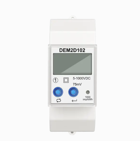 DEM2D series Din Rail DC Energy Monitoring Meter for EV Charger Metering