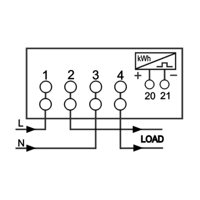 Single Phase Prepayment Smart Energy Meters with Wifi Communication