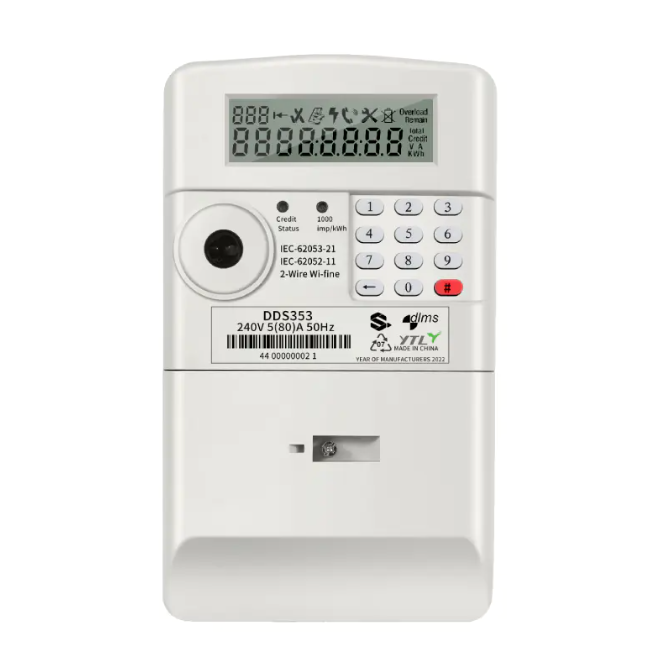 STS Prepaid Wi-Fine Energy Meter Single Phase Wall Mounted ODM