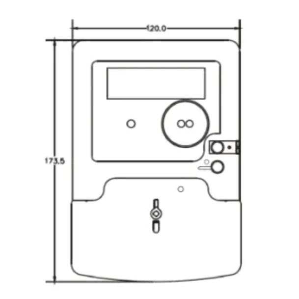 Single Phase Active Electronic Reactive Fcatory Electricity Meter