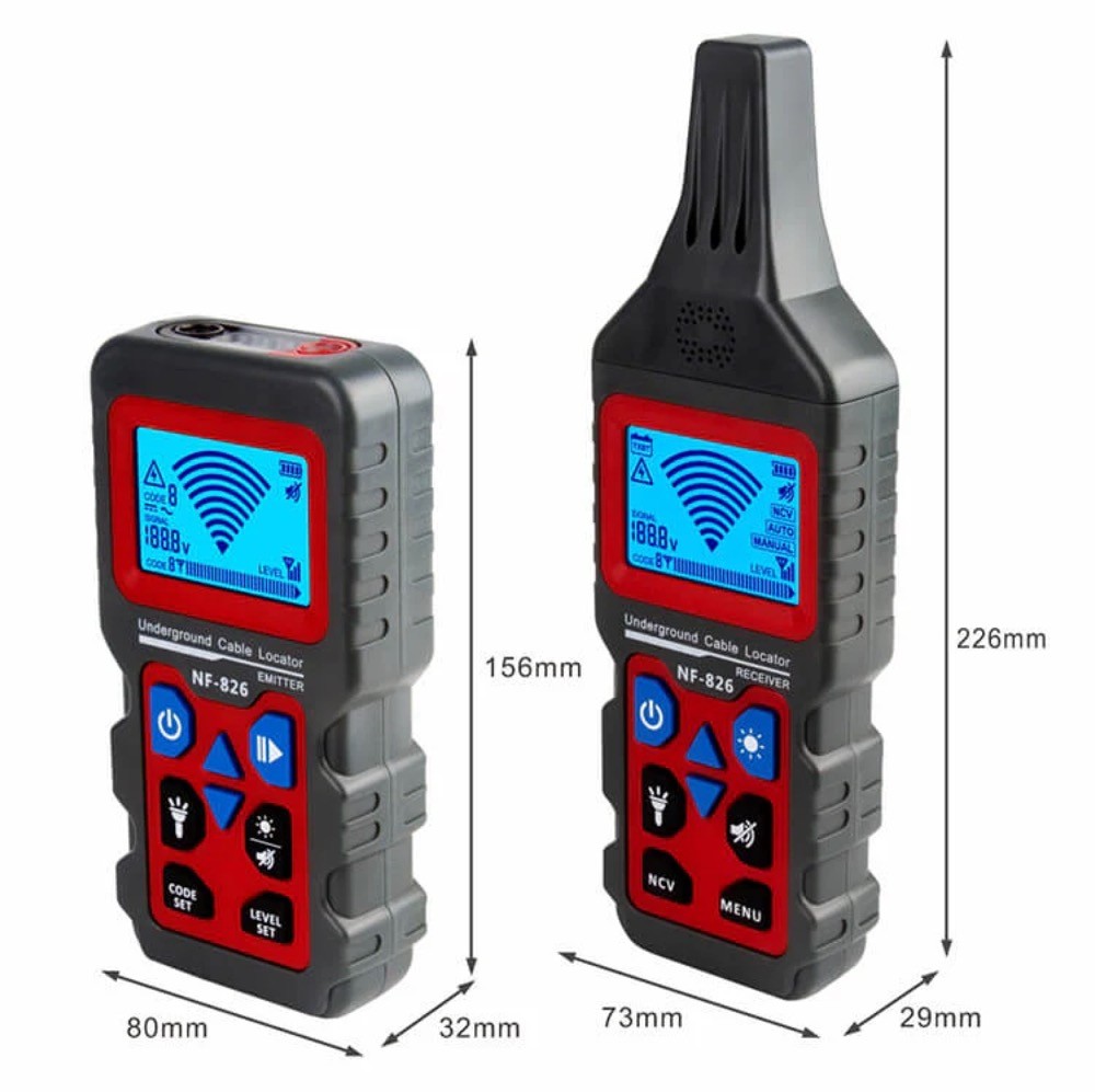 Wire Tracer for Underground and Wall Electrical Wires and Pipes